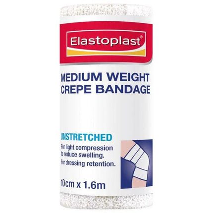 Elastoplast Medium Weight Crepe Bandage 10cm x 1.6m - OhYouLuckyDuck.com.au