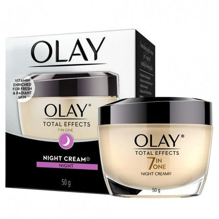 Olay Total Effects 7 in One Night Face Cream Moisturiser 50 g - OhYouLuckyDuck.com.au