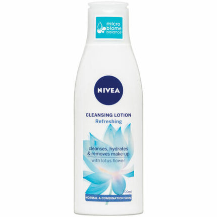 Nivea Daily Essentials Refreshing Cleansing Lotion 200mL - OhYouLuckyDuck.com.au