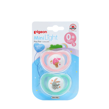 Pigeon MiniLight Pacifier Twin Pack Small