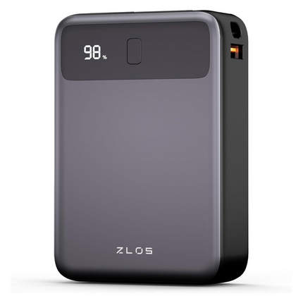 ZLOS 20000mAh 35W Power Bank with Built in Cables