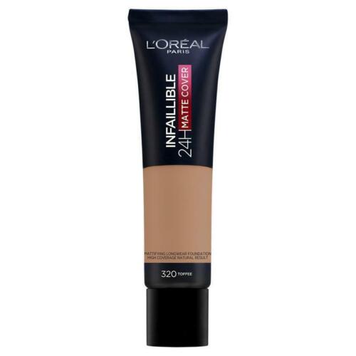 L'Oreal Infallible 24 Hour Matte Foundation 320 Toffee - OhYouLuckyDuck.com.au