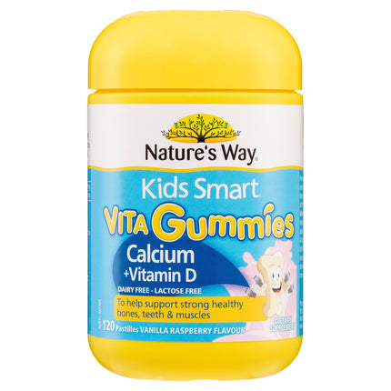 Nature's Way Kids Smart Vita Gummies Calcium And Vitamin D 120 Pastilles