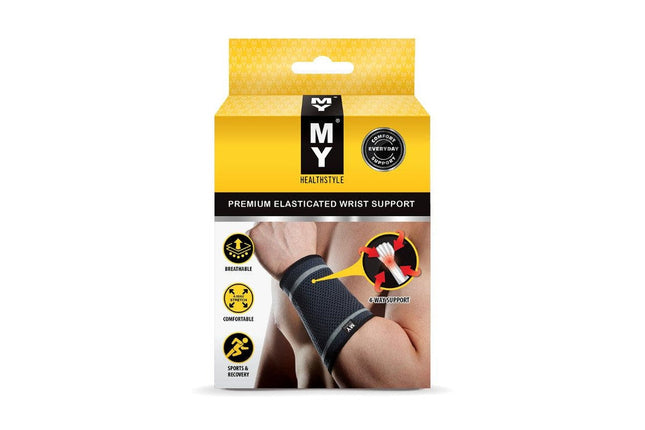 My Healthstyle Premium Elasticated Wrist Support Small