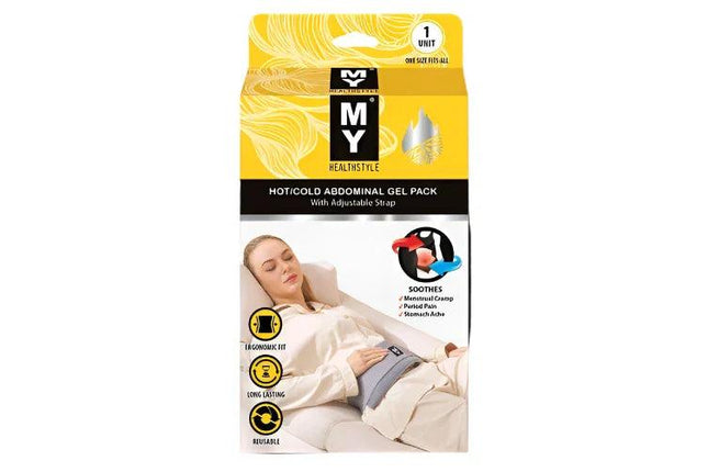 My Hot/cold Abdominal Gel Pack Adj Strap - OhYouLuckyDuck.com.au