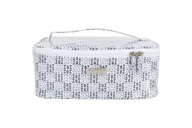 Wicked Sista Geo Black & White Medium Beauty Case