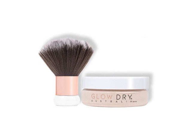 Glow Dry Fake Tan Drying Powder Starter Kit 30G & Brush