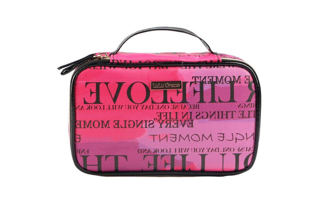 Lulu Grace Pink Cosmetic Bag