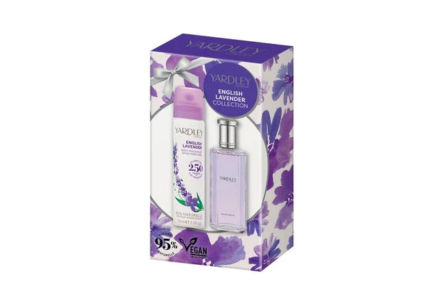 Yardley Lavender Edt 50Ml & Body Spray 2Pc Set