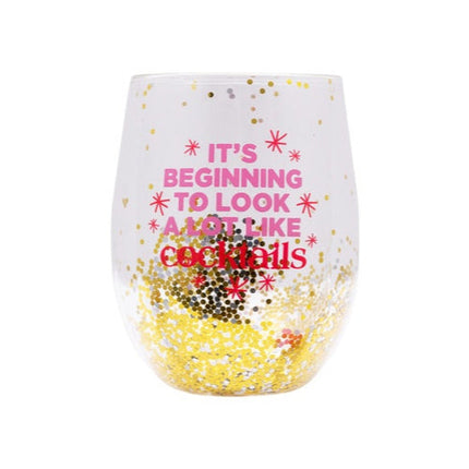 Splosh Christmas Stemless Glass Cocktails