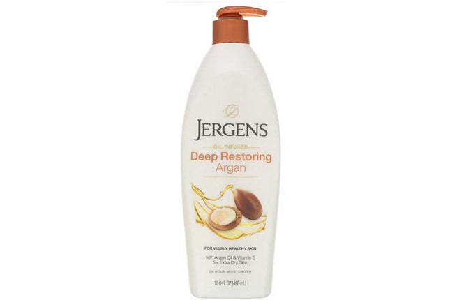 Jergens Oil Infused Moisturiser with Moroccan Argan Oil 496ML