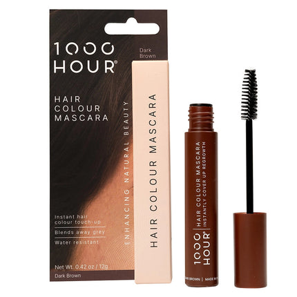 1000Hour Hair Colour Mascara Dark Brown 12G