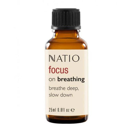 Natio Focus On Breathing Pure Essential Oil Blend 25ml - OhYouLuckyDuck.com.au