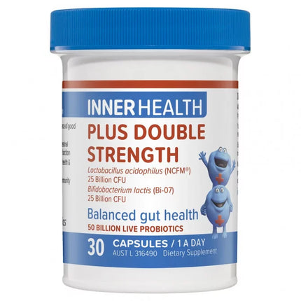 Inner Health Plus Double Strength 30 Capsules - OhYouLuckyDuck.com.au