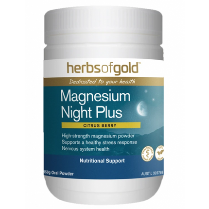 Herbs Of Gold Magnesium Night Plus 150g