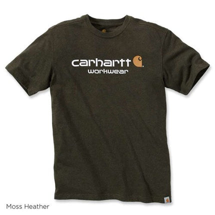 Carhartt Workwear T-Shirt Core Logo S/S Moss Heather Small