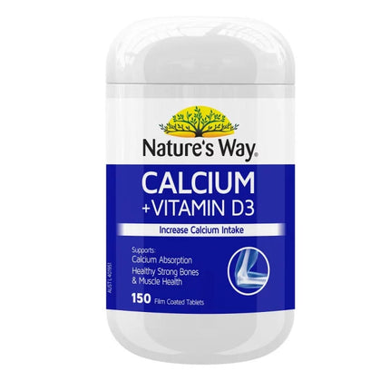 Nature's Way Calcium + Vitamin D3 150 Tablets - OhYouLuckyDuck.com.au