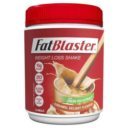 Naturopathica Fatblaster Less Sugar Weight Loss Shake Caramel 430g - OhYouLuckyDuck.com.au