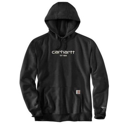 Carhartt Force Relaxed Fit Lightweight Logo Graphic Hoodie Black