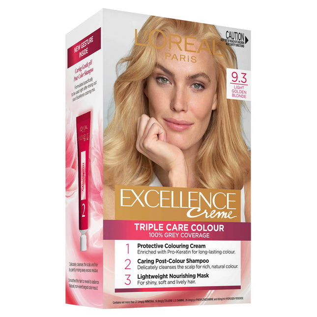 L'Oreal Excellence Cream 9.3 Light Golden Blonde Hair Colour
