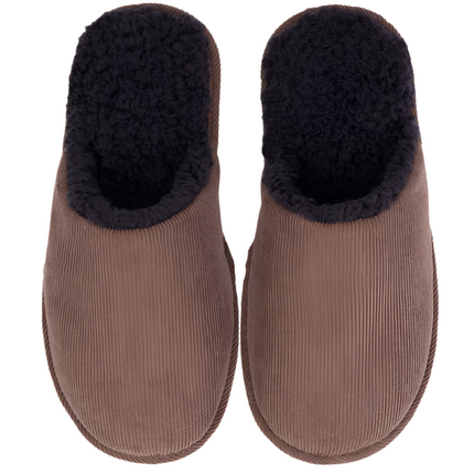 SnuggUps Men's Slides Chocolate Medium EU 40 to 42