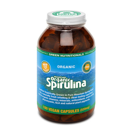 Green Nutritionals Mountain Spirulina Capsules 60 Count