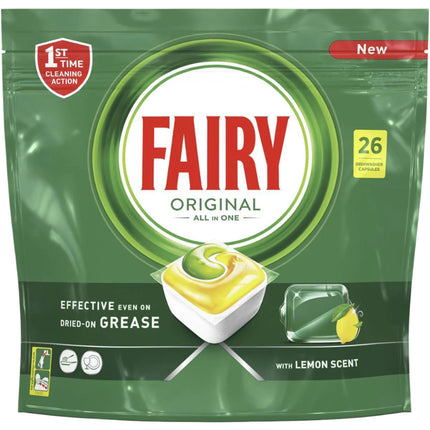Fairy Original Dishwashing Tablets 26 Pack