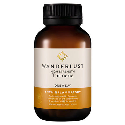 Wanderlust High Strength Turmeric 60 Capsules