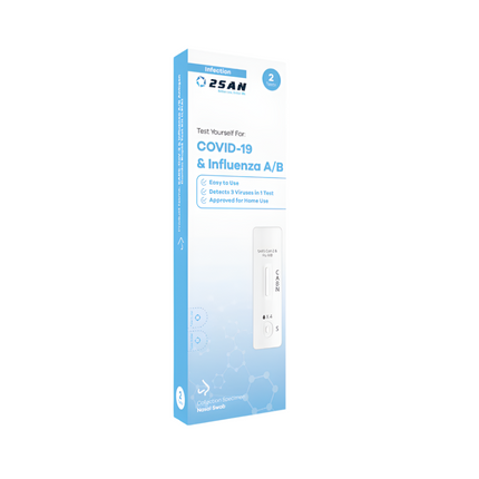 2San Covid 19 & Influenza A/B Test 2 Pack