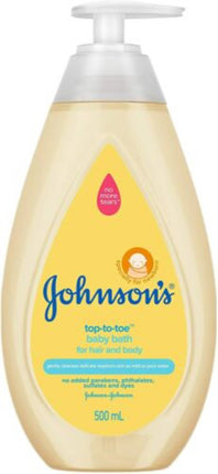 Johnson's Head-to-Toe Baby Wash - 500mL - OhYouLuckyDuck.com.au