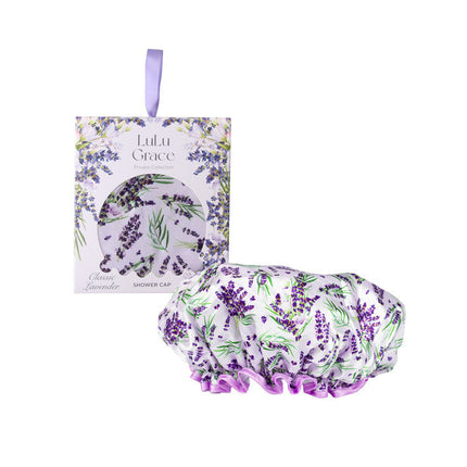 Lulu Grace Lavender Luxury Shower Cap