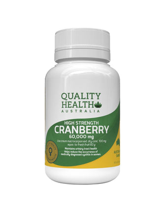 Quality Health Cranberry Caps 90 - OhYouLuckyDuck.com.au