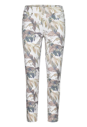 Tribal Andrey Pull On Ankle Jegging Cashew