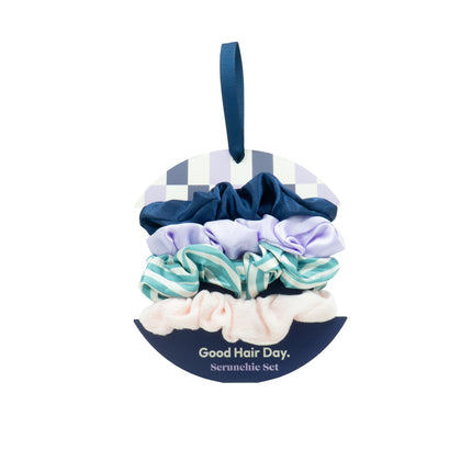 DB Good Hair Day Scrunchie Set In The Navy