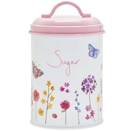 Butterfly Garden Sugar Canister