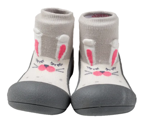 Attipas Puppy Toddler Sock Shoes Grey