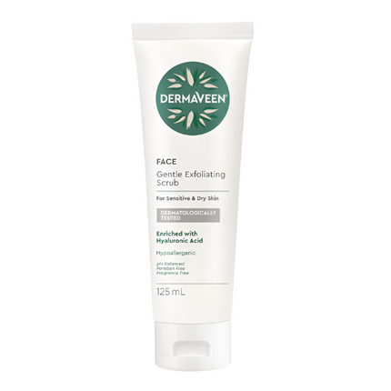 DermaVeen Face Gentle Exfoliating Scrub 125ML