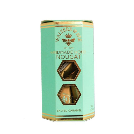 Walters and Bee Salted Caramel Macadamia Nougat Box 120G