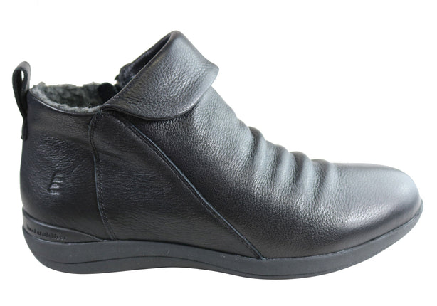 Homyped Glee Womens Comfort Leather Shoes Black 8.5