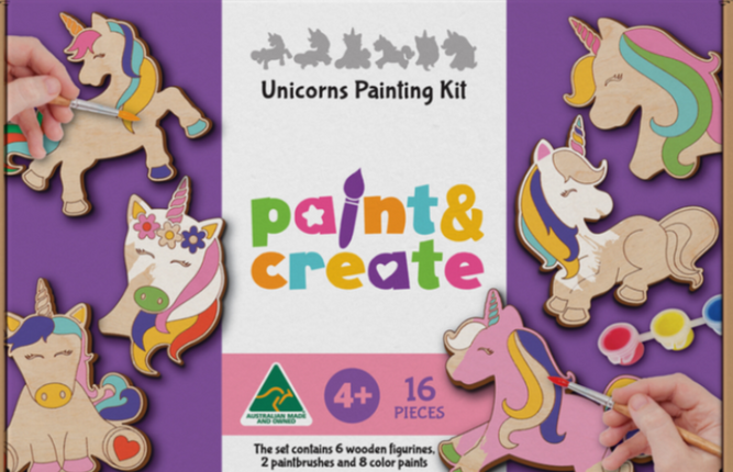 Artico Paint & Create Kit Unicorns
