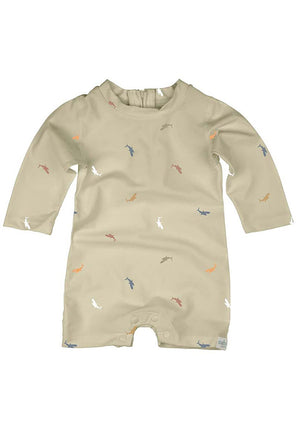 Toshi Swim Onesie Long Sleeve Shark Print UPF 50 Plus Sun Protection Swimsuit