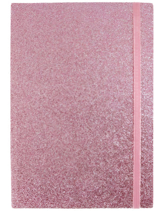 LVD Notebook A5 Glitter Rose