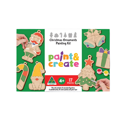 Artico Paint & Create Kit Christmas Ornament Kit 8 Pieces