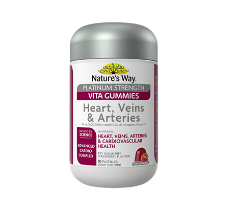 Nature's Way High Strength Adult VIta Gummies Heart Veins and Arteries 30 Gummies