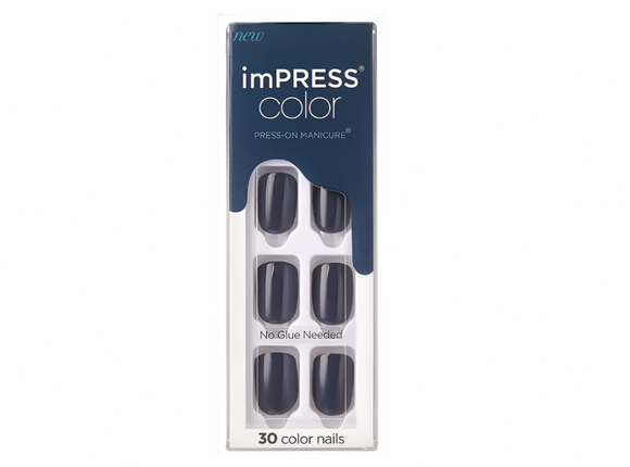 Kiss Impress Artificial Gel Nails Grayitude