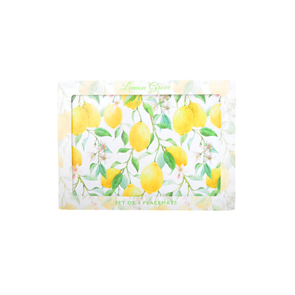 Gibson Gifts Lemon Grove Placemat Set of 4