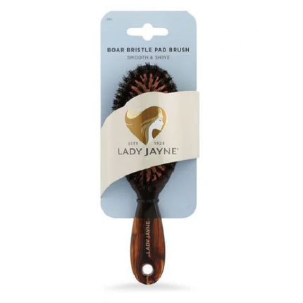 Lady Jayne Purse-Sized Boar Bristle Pad Brush - OhYouLuckyDuck.com.au