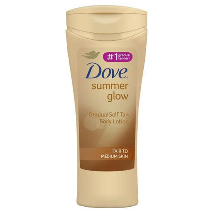 Dove Summer Glow Gradual Self Tan Body Lotion Fair to Medium 400ml - OhYouLuckyDuck.com.au