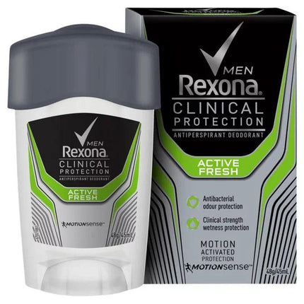 Rexona Men Clinical Protection Active Fresh Roll-on 45ml - OhYouLuckyDuck.com.au