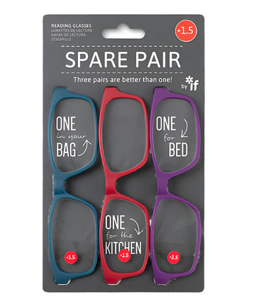 Spare Pair Brights Reading Glasses Plus 1.5